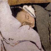 Edouard Vuillard Sleeping woman oil painting artist